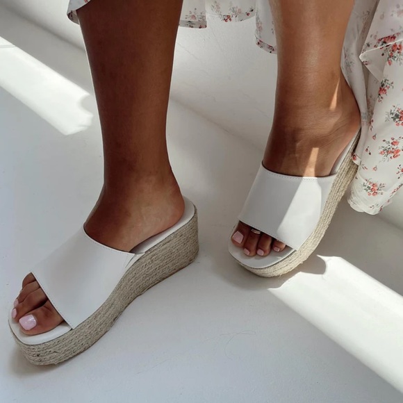 Espadrille Platform Sandals - Picture 2 of 5